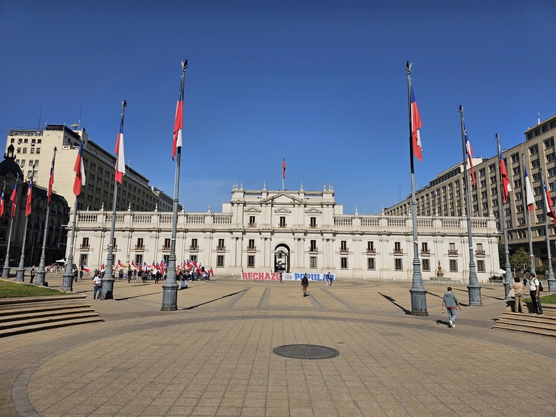 The Palacio del La Moneda