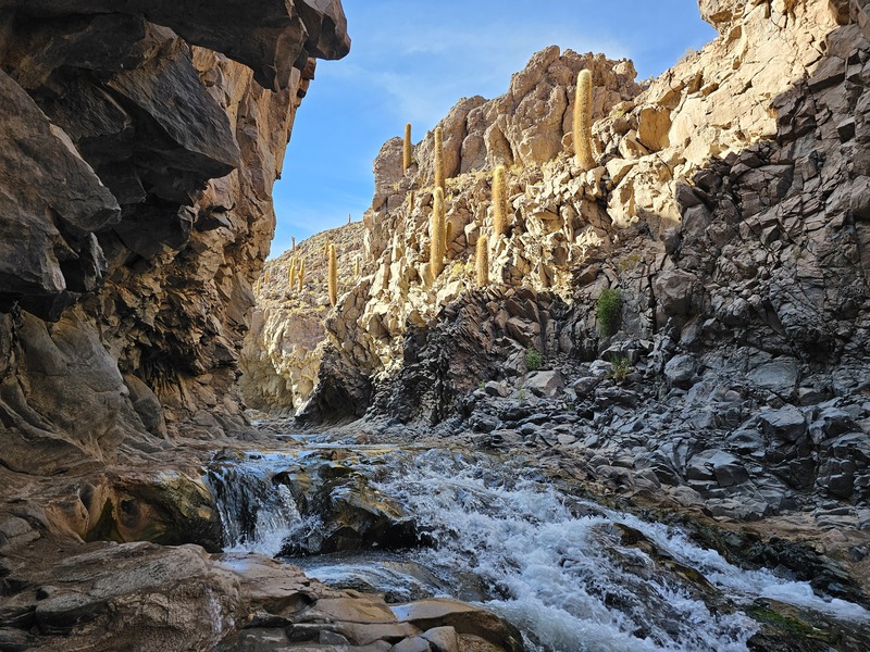 The canyon as it got deeper