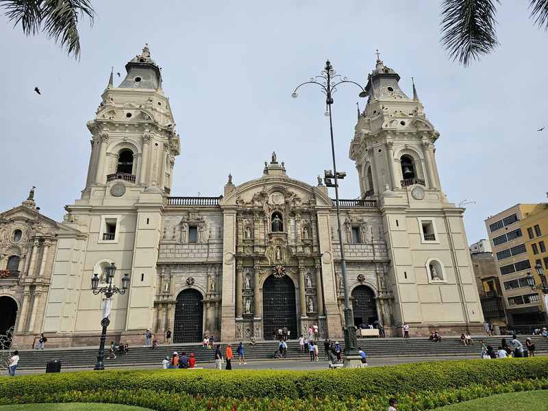 The Lima Cathedral exterior