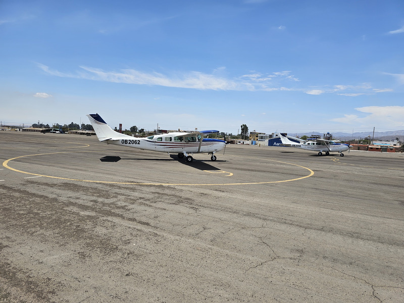 The plane used for viewing the Nazca lines