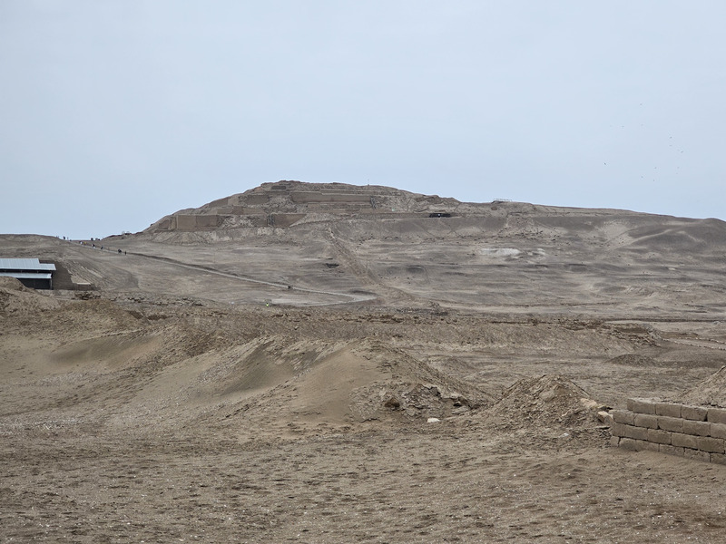 Lima Temple of the Sun from afar