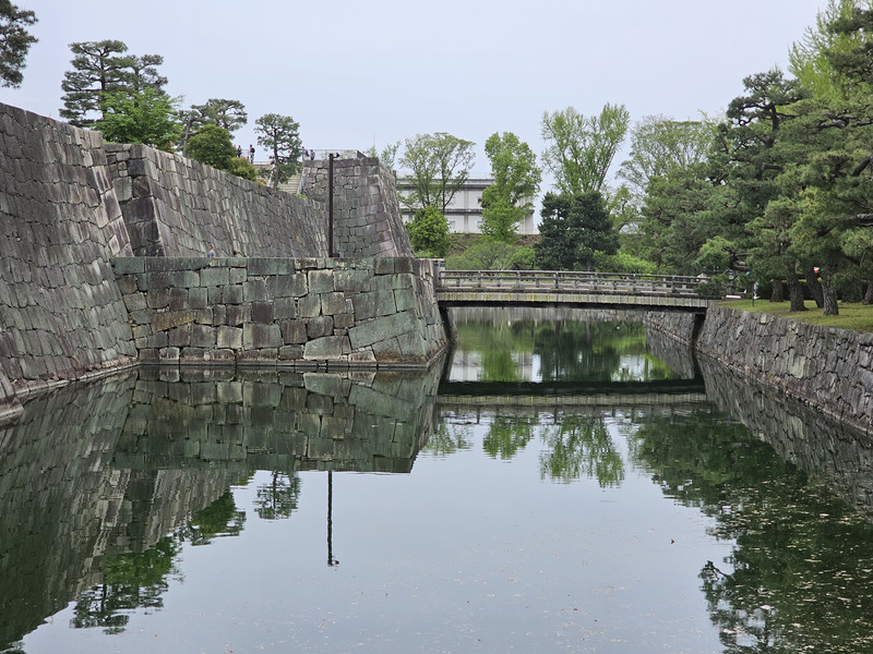 Kyoto Nijo castle moat