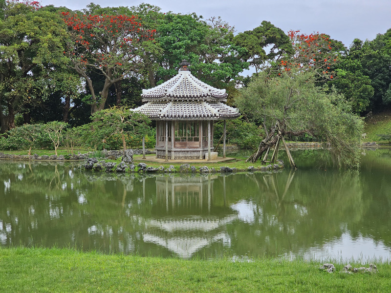 Okinawa Shikina-en Royal Gardens gazebo