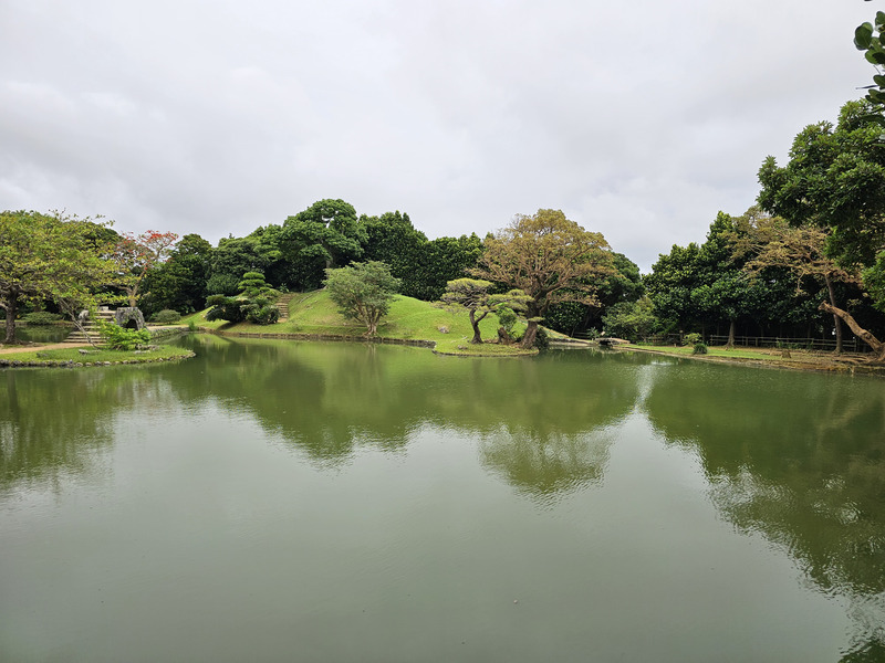 Okinawa Shikina-en Royal Gardens pond