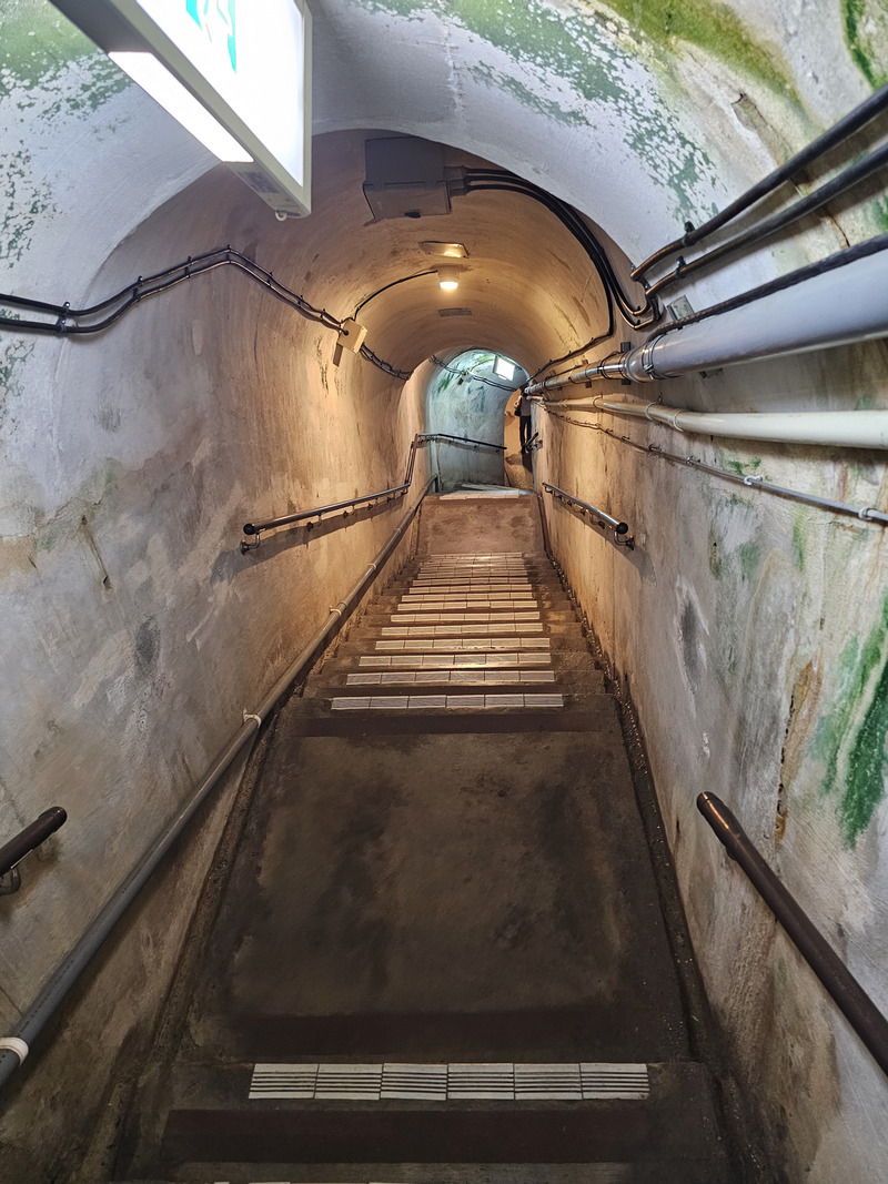 Okinawa Navy Bunker entrance tunnel