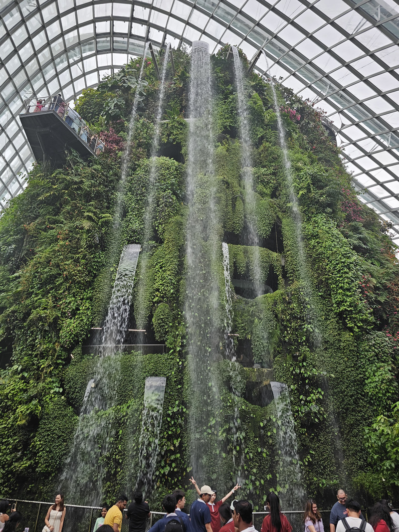 Singapore Gardens by the Bay Waterfall