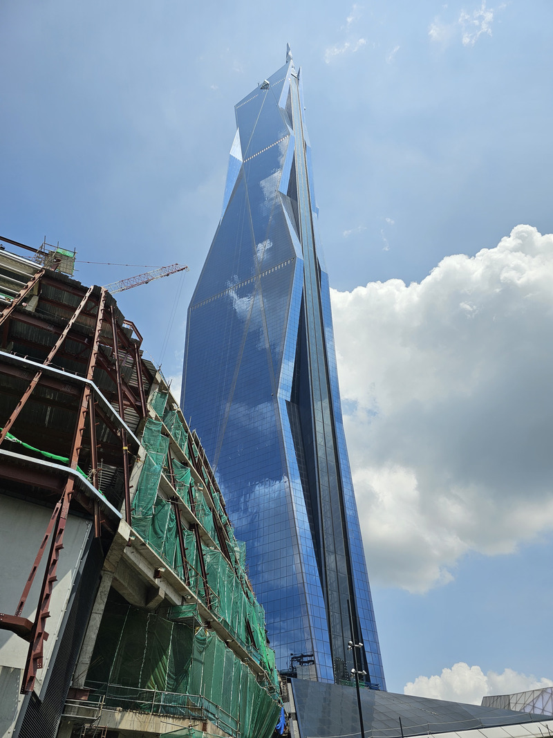 Merkada 118, even taller than Taipei 101 but not yet open