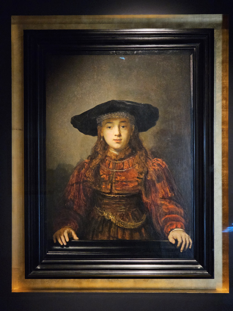 Rembrandt 'Girl in a Picture Frame'