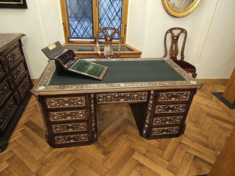 Czartoryski Museum inlaid desk