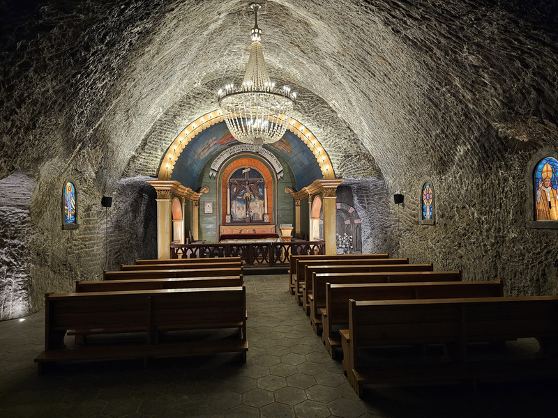 A small chapel in the Wieliczka Salt Mine