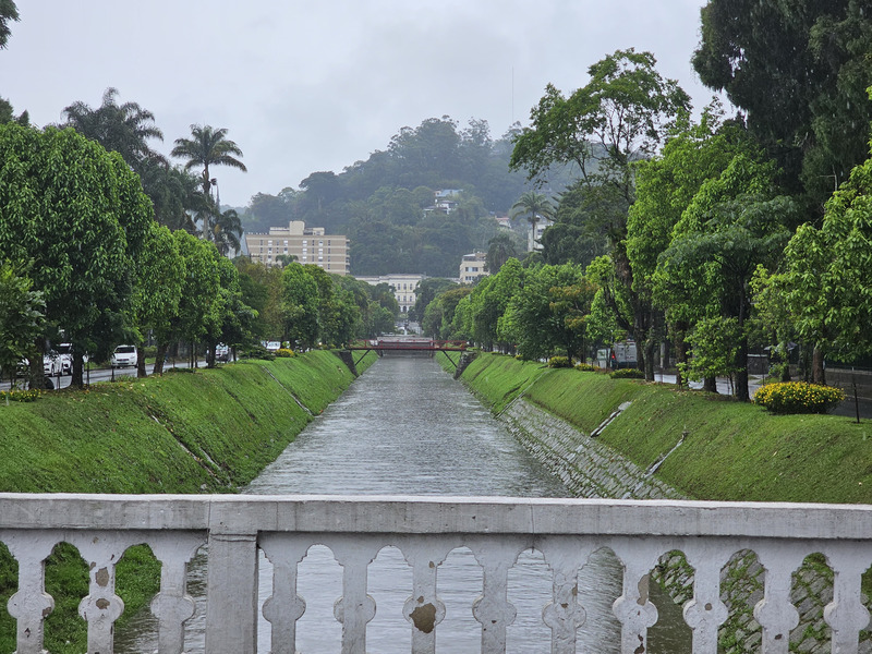 A river through the city in Petropolis