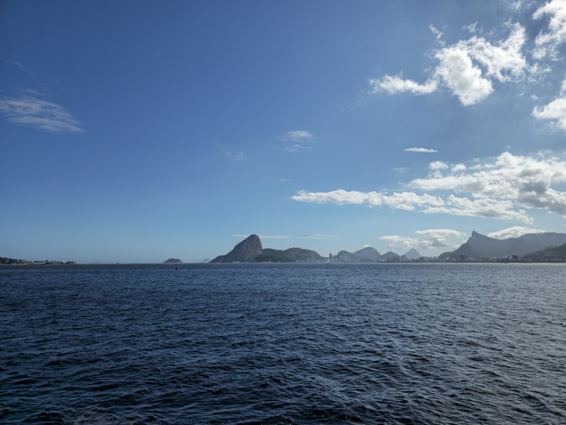 Christ the Redeemer statue from across the bay