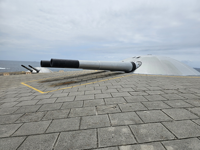 Both major turrets of the Copacabana fortress